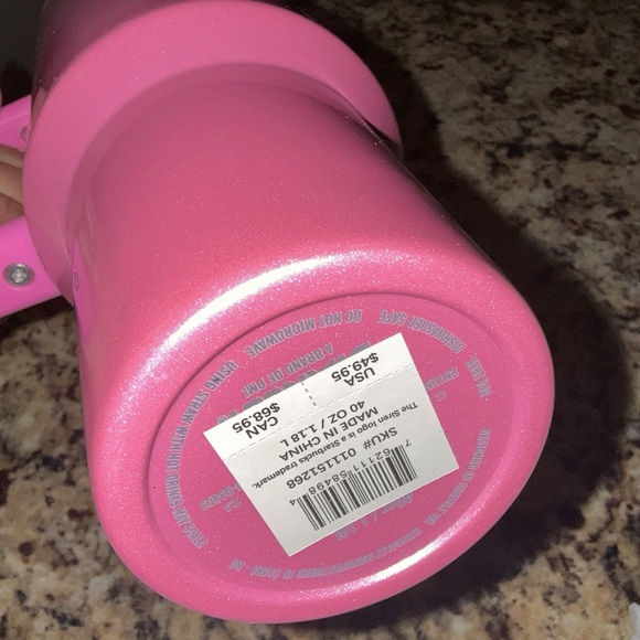 Stanley x Starbucks Winter Pink 40oz Tumbler - Picture 3 of 8